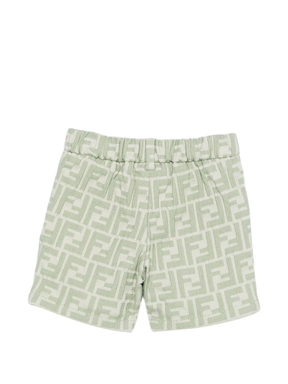 Bermuda verde per neonato BMF266AVW1 F1DS6 Fendi Kids 