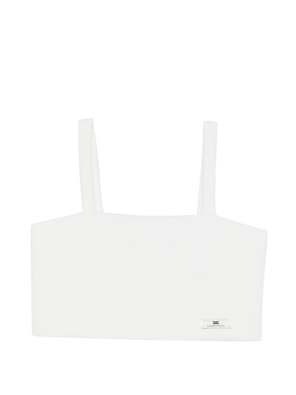 Top bianco per bambina EFTO0140GA022 0004 Elisabetta Franchi Kids 