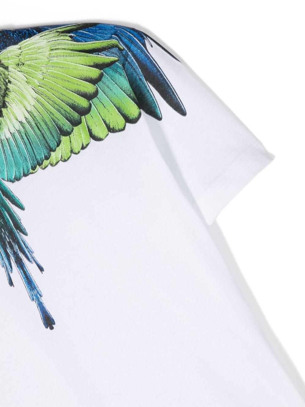 White t-shirt for boys with print