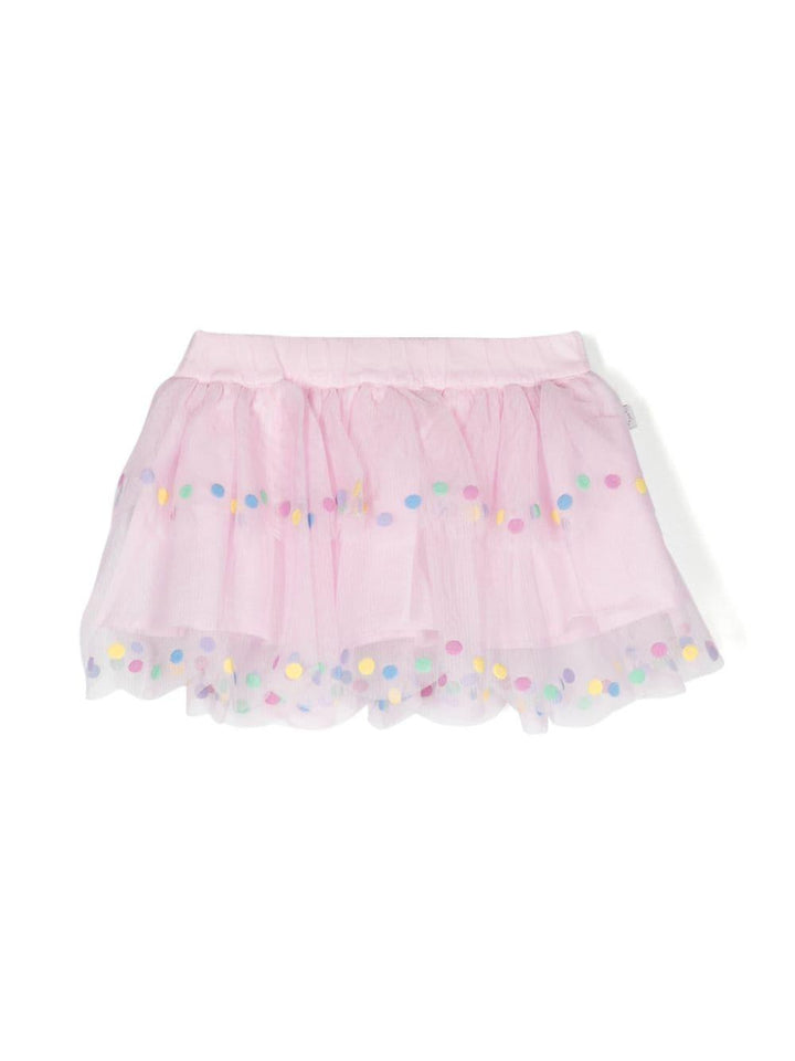 Gonna rosa per neonato in tulle