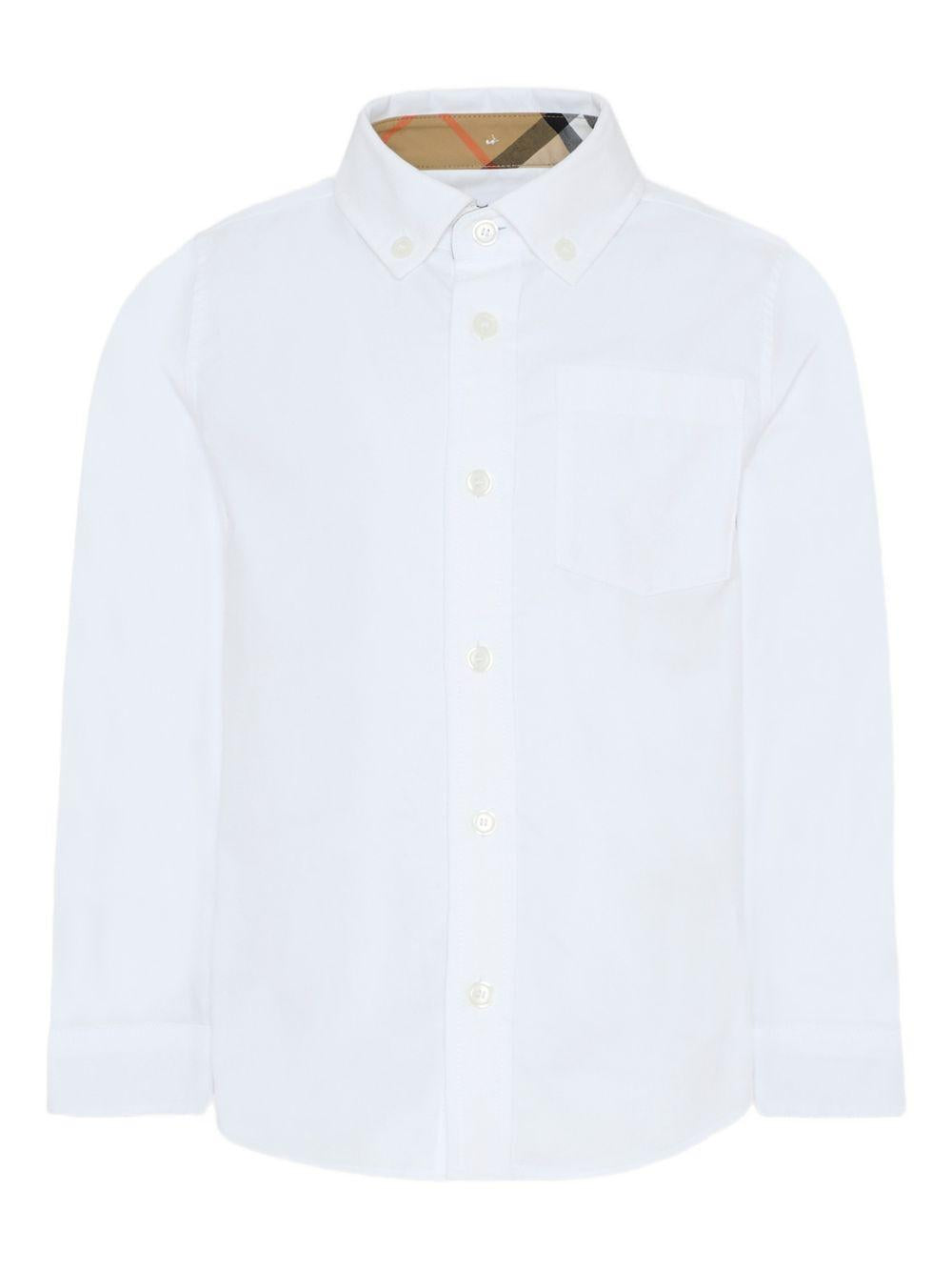 Camicia bianca per bambino 8117168 A1464 Burberry Kids 