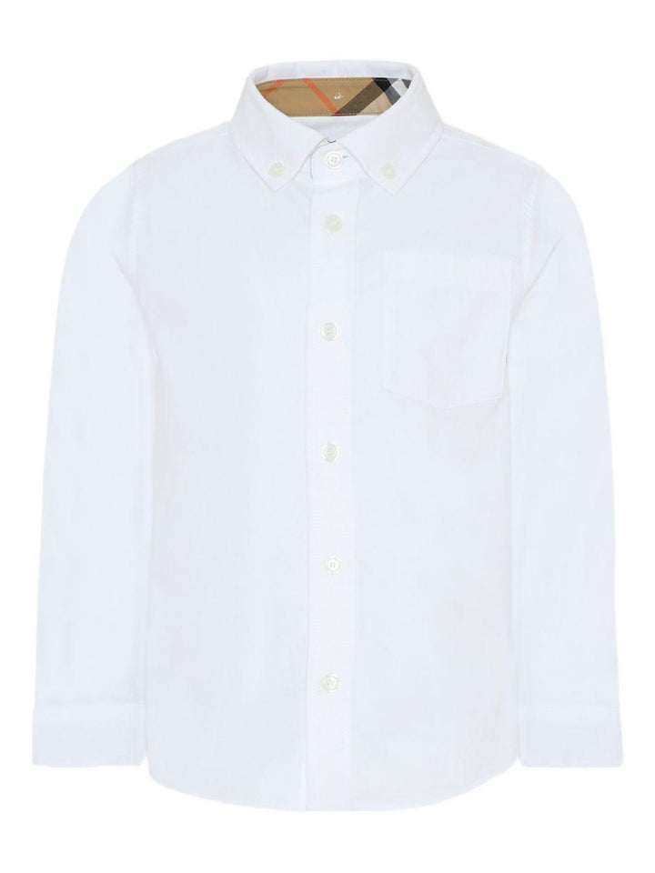 Camicia bianca per bambino 8117168 A1464 Burberry Kids 
