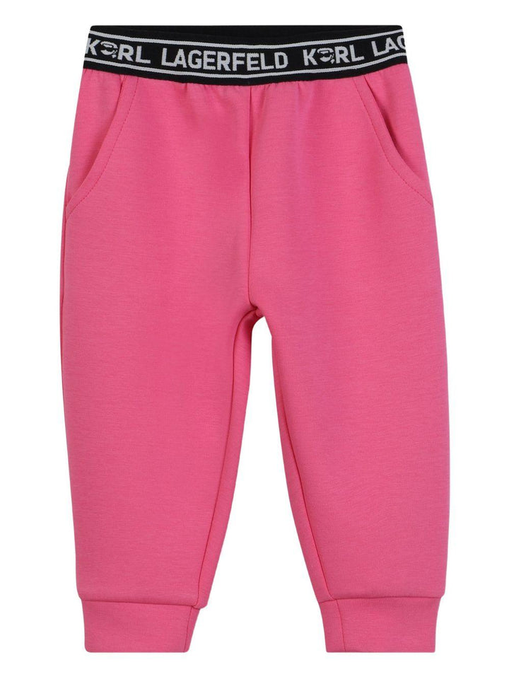 Completo rosa/bianco per neonata Z30649 48V Karl Lagerfeld Kids 