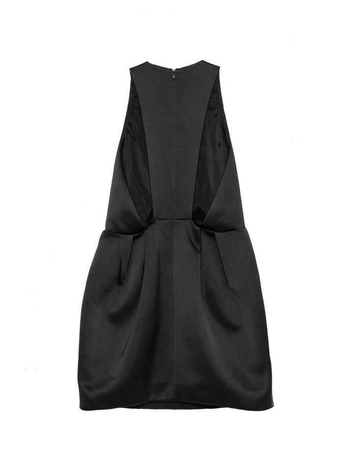 Abito nero per bambina EFAB6670RA016 N000 Elisabetta Franchi Kids 