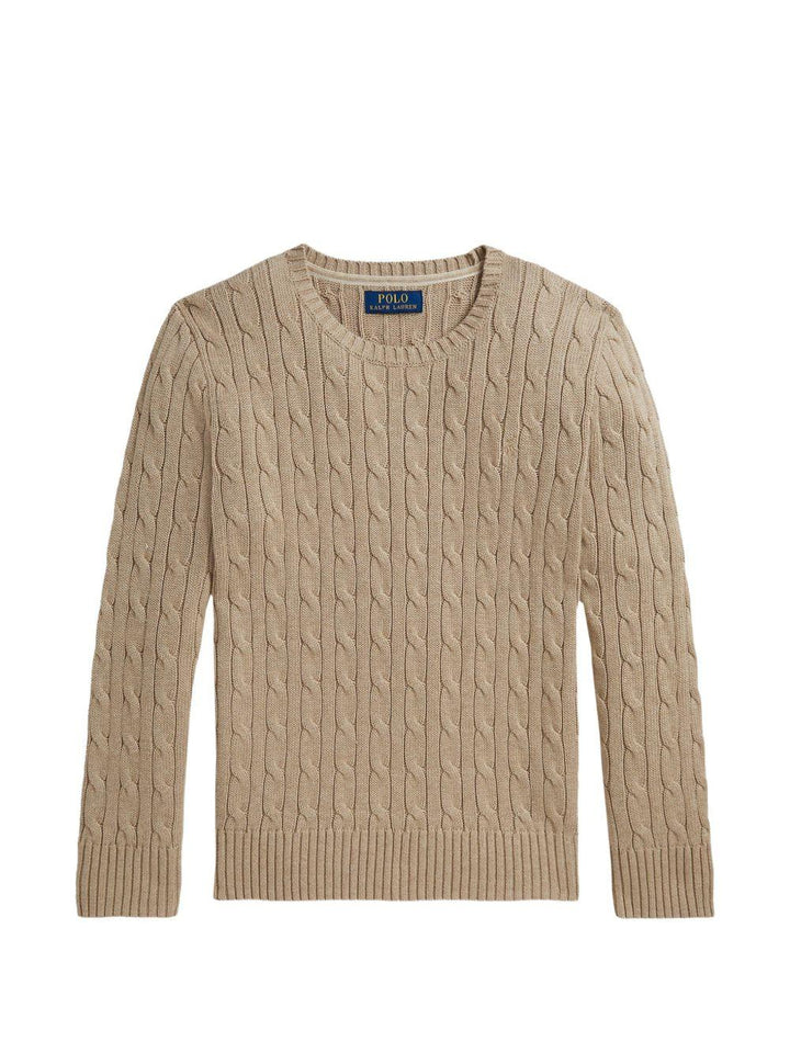 Maglione marrone chiaro per bambina 323702674 513 Ralph Lauren Kids 