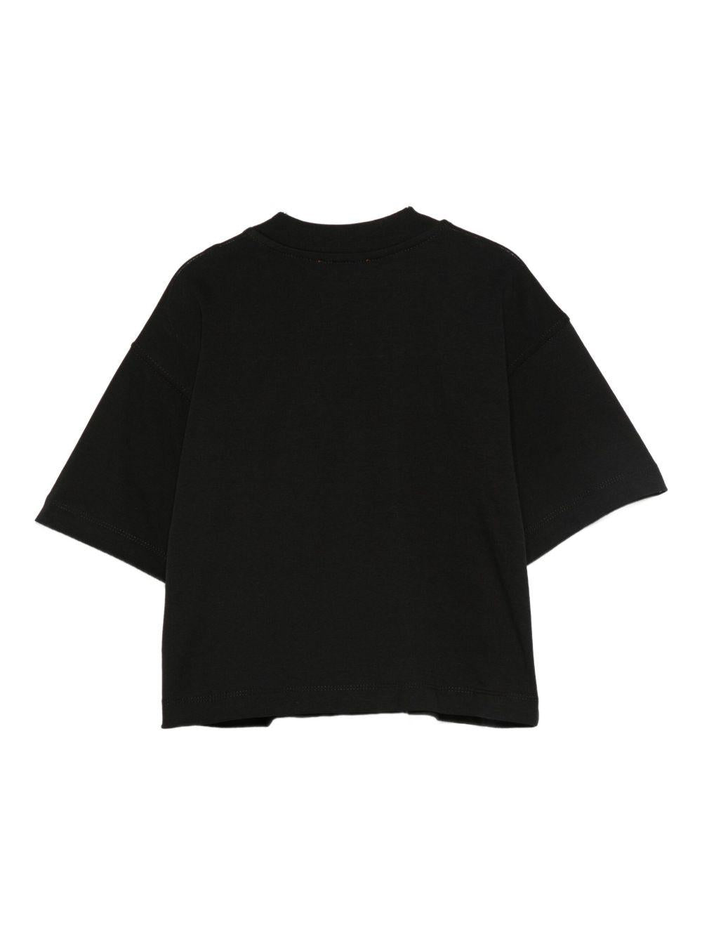 T-shirt nero per bambina J0242800YI9 K900 Diesel Kids 