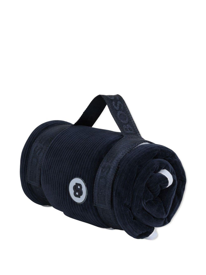 Coperta blu marine per neonato J52594 849 Boss Kids 