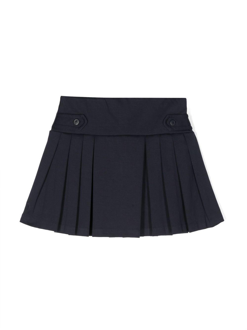 Gonna blu navy per bambina 312749584 001 Ralph Lauren Kids 