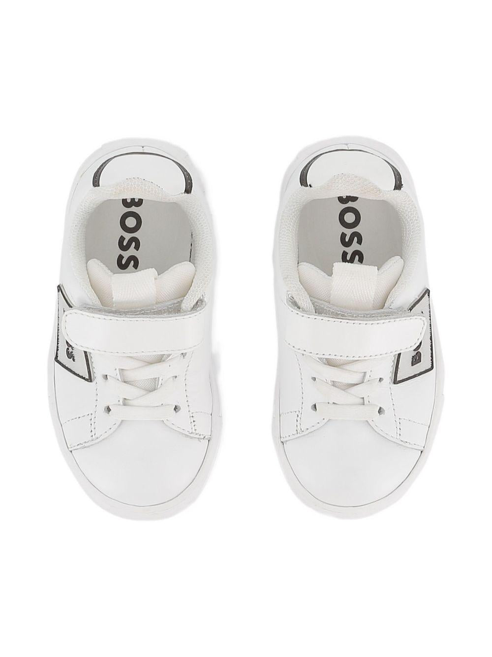 Sneakers bianche per neonato J52573 10P Boss Kids 