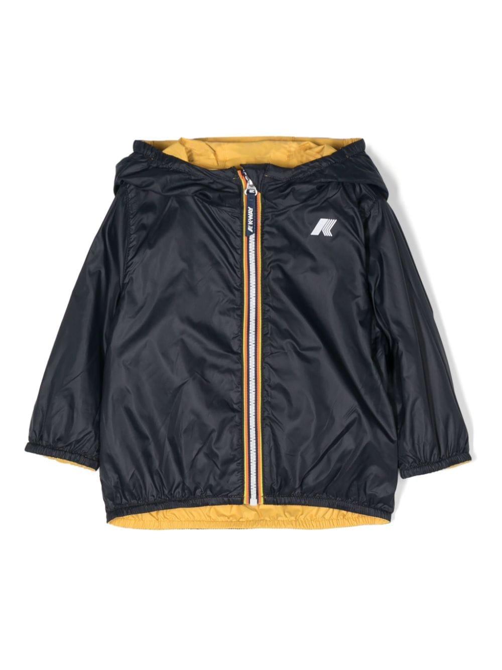 Yellow and blue jacket for newborns