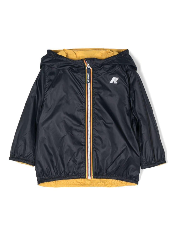 Yellow and blue jacket for newborns