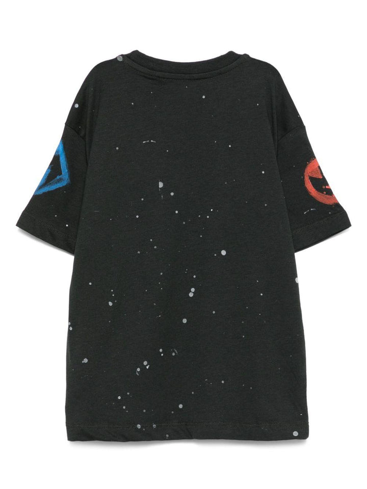 T-shirt nero per bambino F5MSJBTH250 MS040 Msgm Kids 