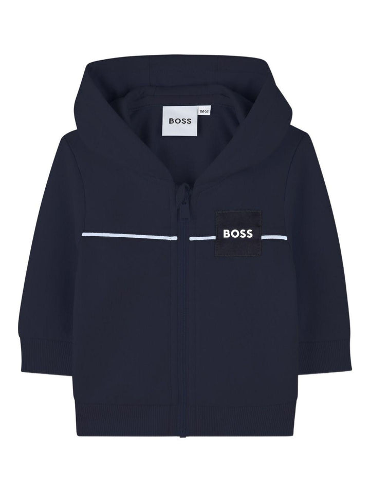 Completo blu/bianco per neonato J52527 849 Boss Kids 
