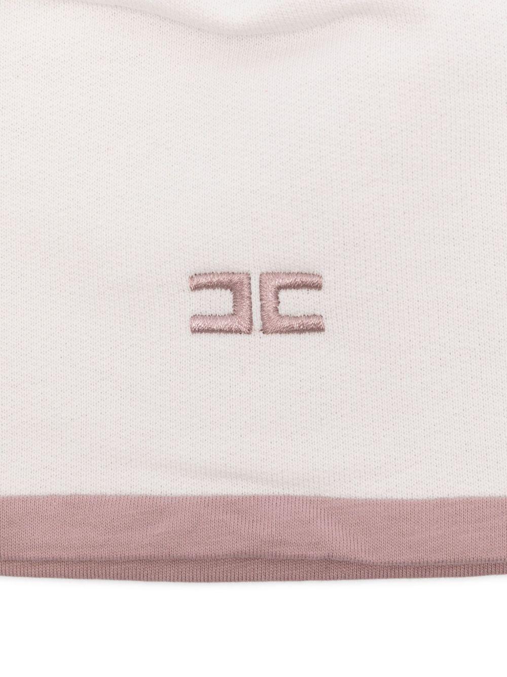 Cappello bianco per neonata ENCP0760FF002 D849 Elisabetta Franchi Kids 