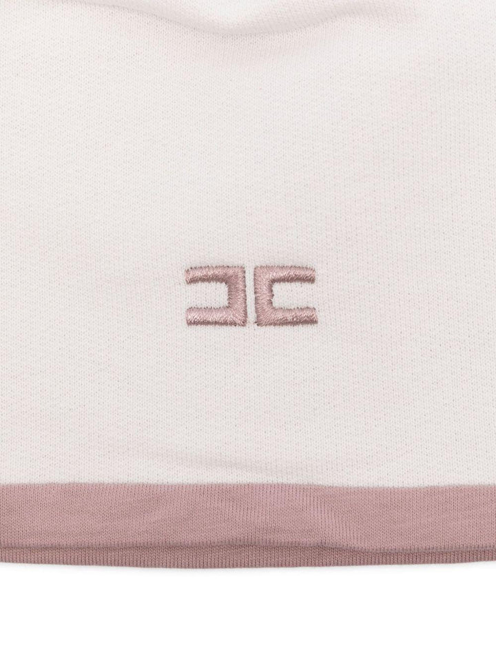 Cappello bianco per neonata ENCP0760FF002 D849 Elisabetta Franchi Kids 