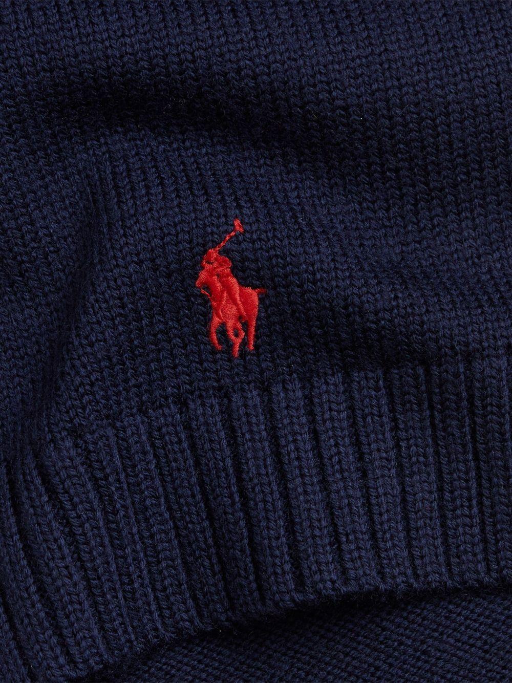 Sciarpa blu navy per bambino 323953205 001 Ralph Lauren Kids 