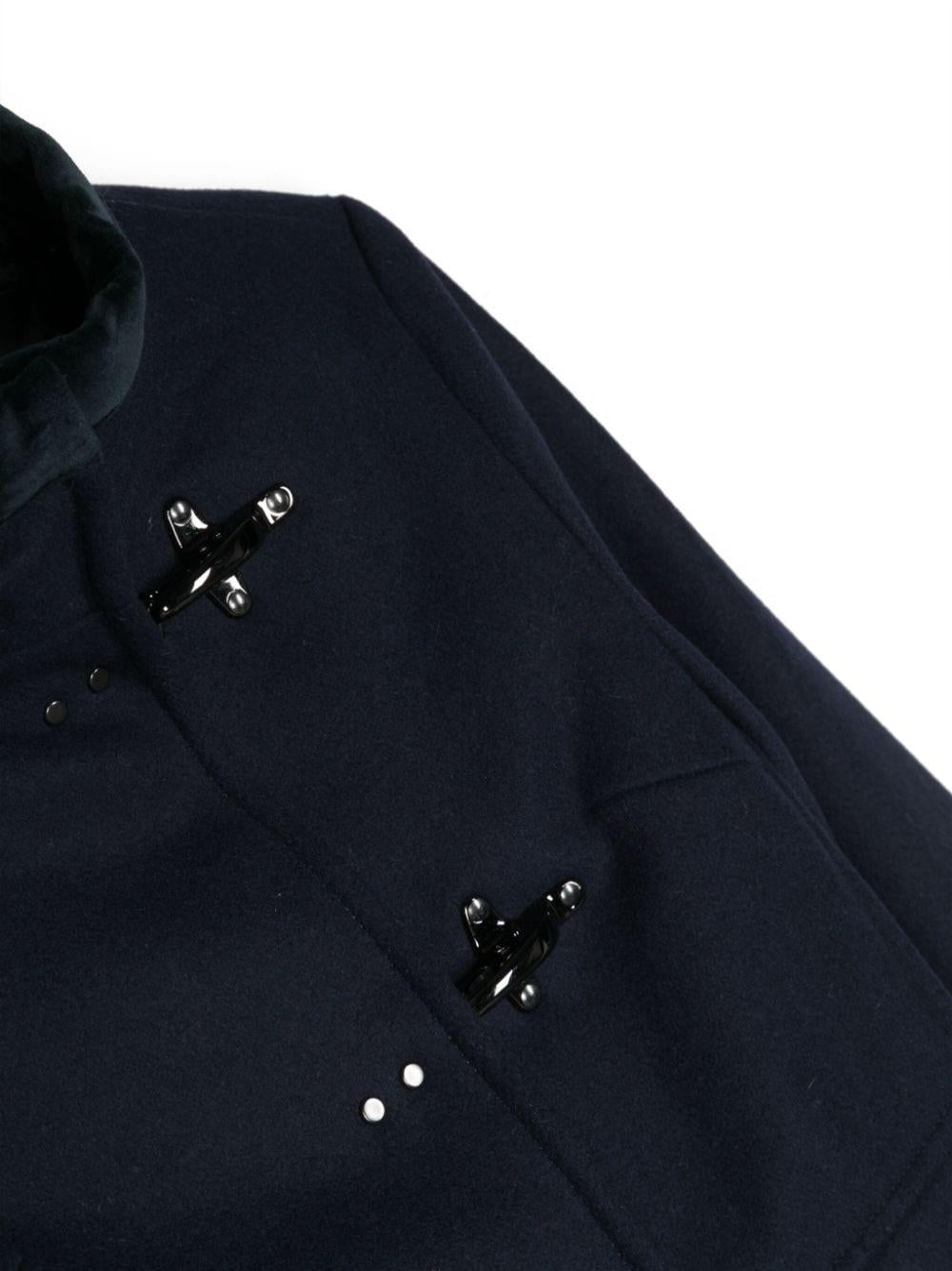 Cappotto blu notte per bambina