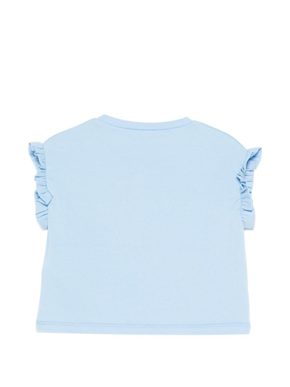T- shirt azzurro per neonata KA6016JS003 P9341 Liu Jo 