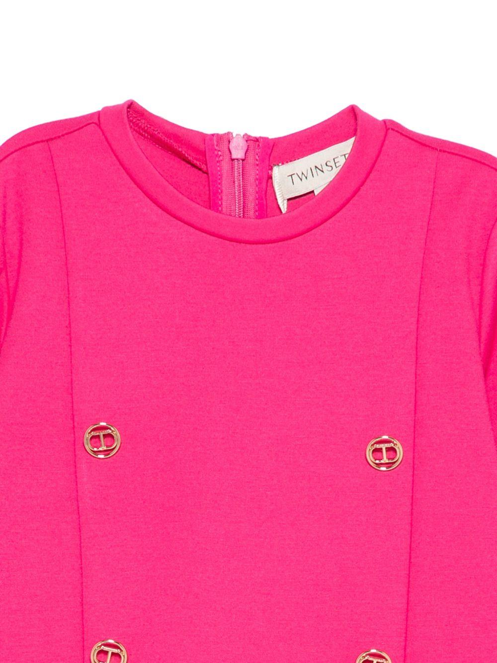 Abito fucsia per bambina 252GB2222 00338 Twin Set 