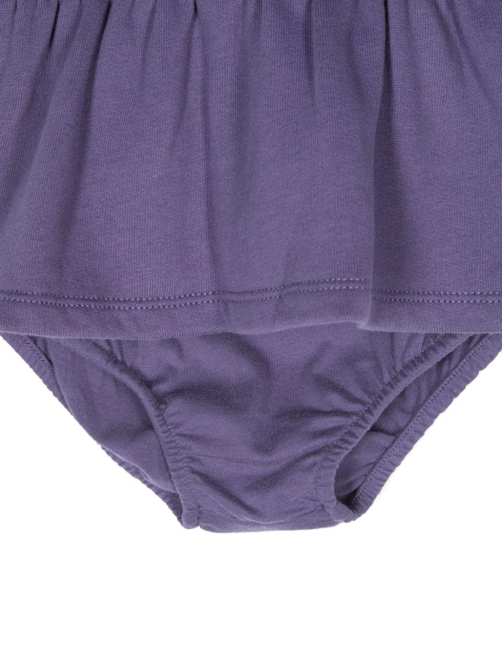 Purple dress for baby girl