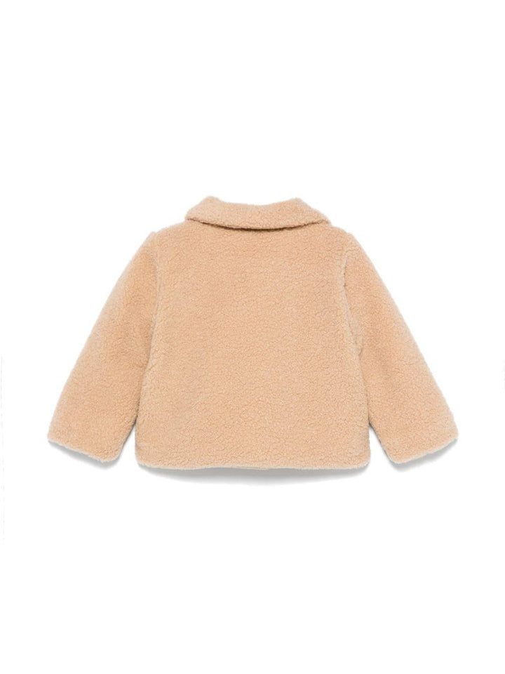 Cappotto marrone chiaro per neonata
