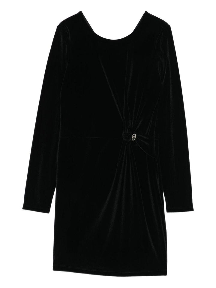 Abito nero per bambina GF5091J4787 22222 Liu Jo 