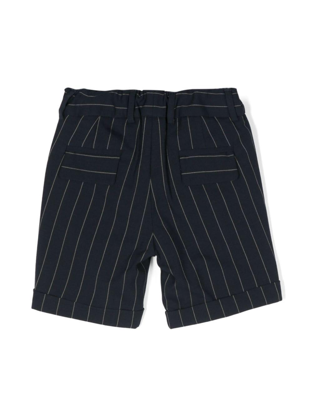 Blue Bermuda shorts for newborns