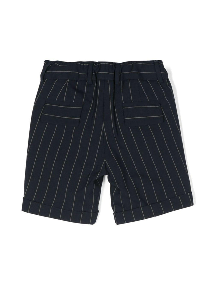 Blue Bermuda shorts for newborns