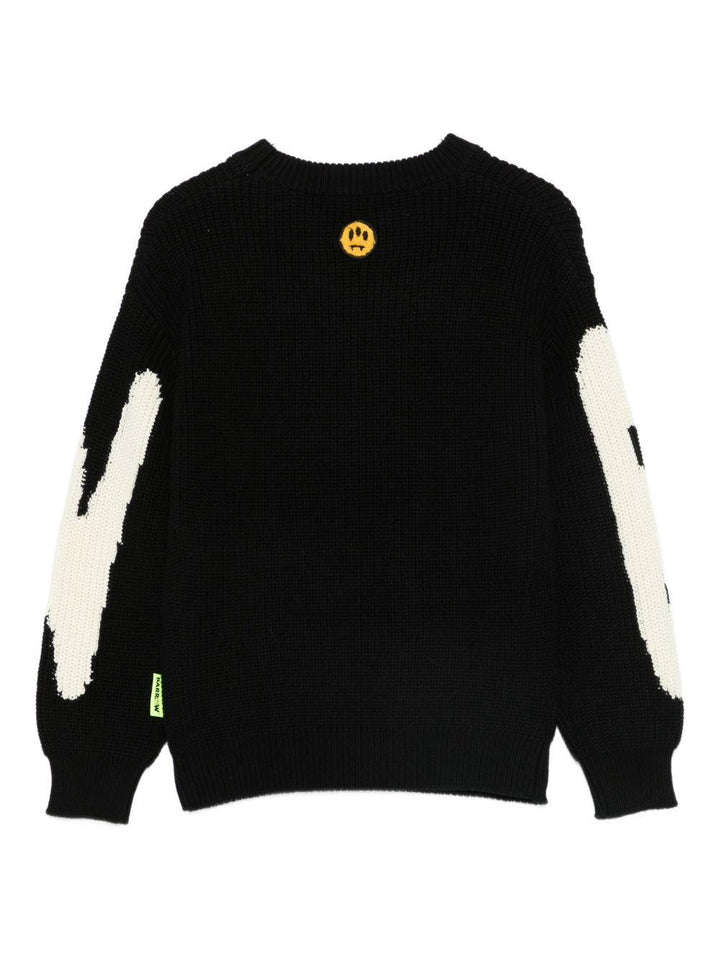 Maglione nero per bambino F5BKJUJP125 110 Barrow Kids 