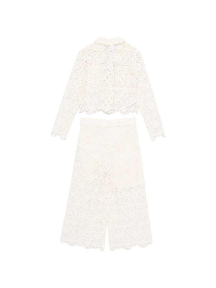 Completo bianco per bambina 5288 004 Abel & Lula 