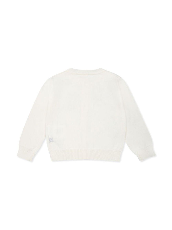 Cardigan bianco per neonata