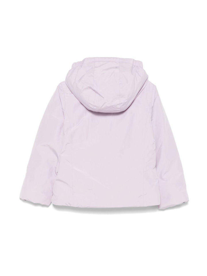 Purple/green jacket for girls by K-Way Kids