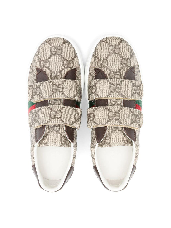 Sneakers marrone/beige per bambino 463090FACYF 9753 Gucci Kids 