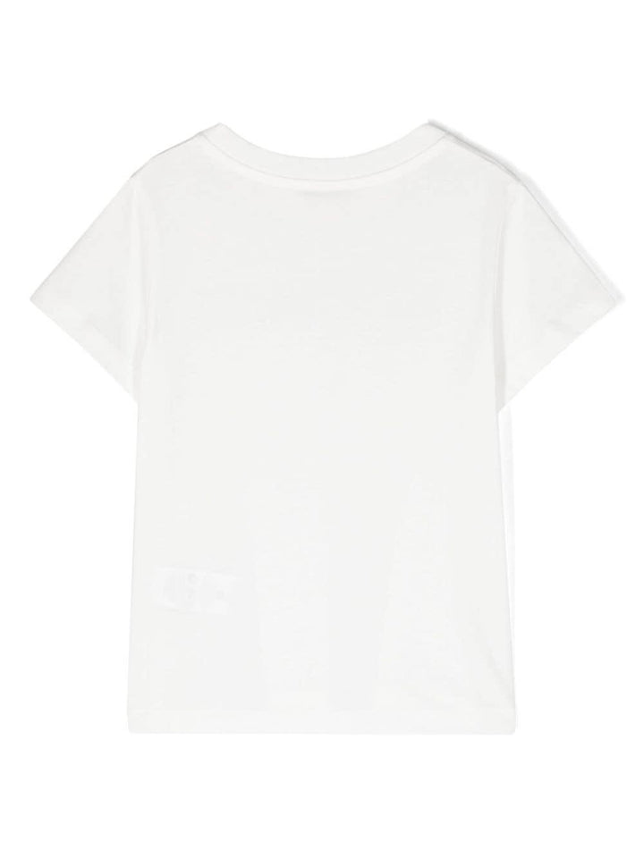 White t-shirt for girls with logo