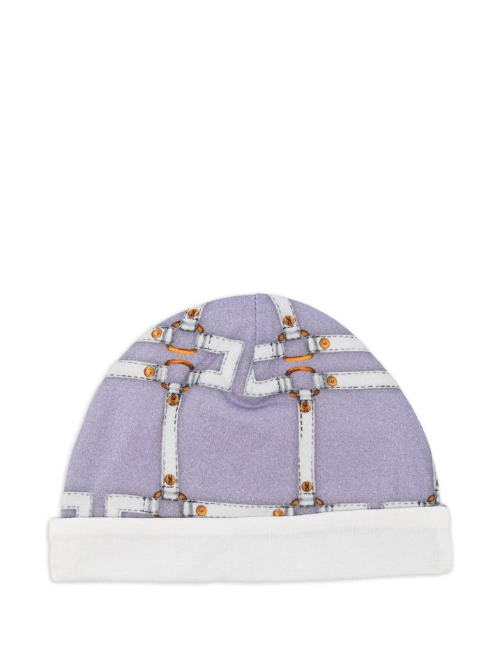 Cappello lilla per neonata ENCP0820JFE01 8125 Elisabetta Franchi Kids 