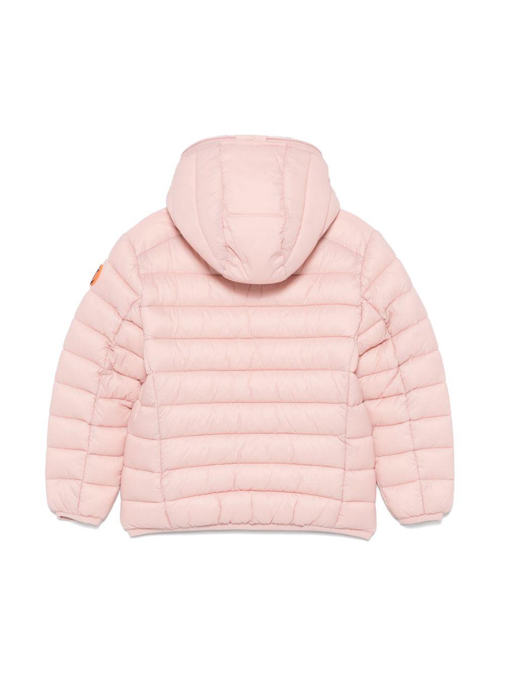 Giubbotto rosa chiaro per bambina J32310GGIGA20 80007 Save The Duck Kids 