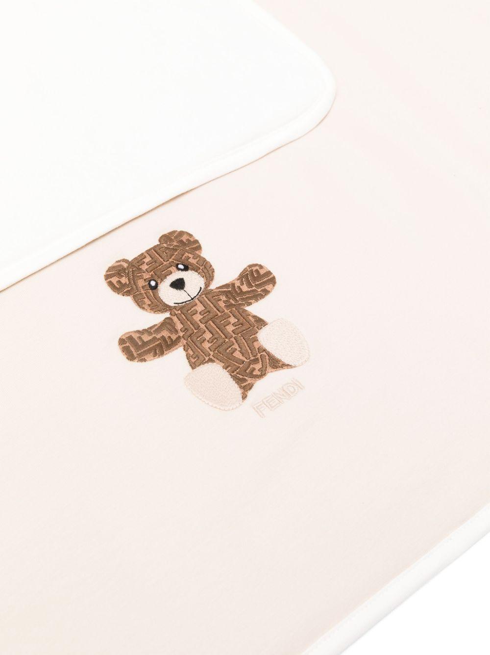 Coperta beige per neonato BUJ250ST8 F19J5 Fendi Kids 