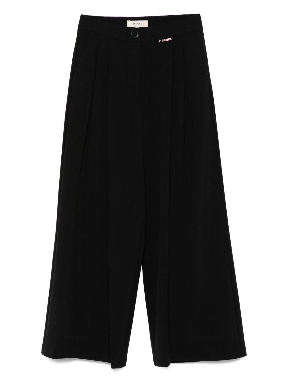 Pantalone nero per bambina 252GJ2274 00006 Twin Set 