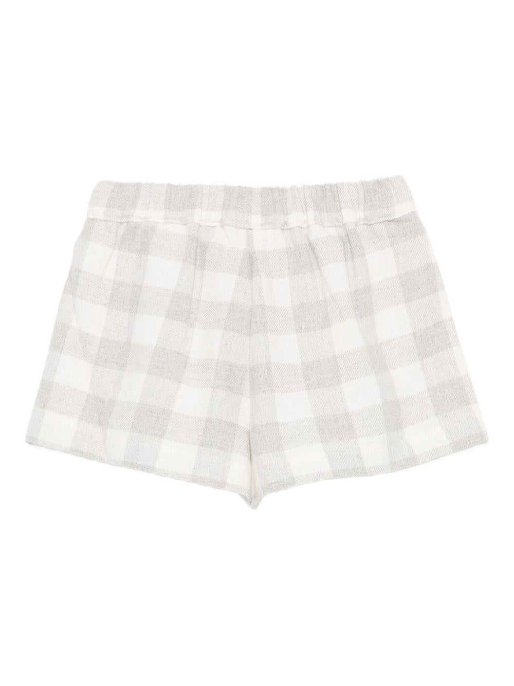 Bermuda bianco/grigio per neonata HF5017T101A B3068 Liu Jo 