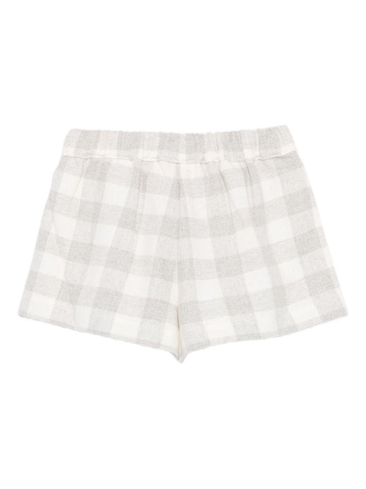 Bermuda bianco/grigio per neonata HF5017T101A B3068 Liu Jo 