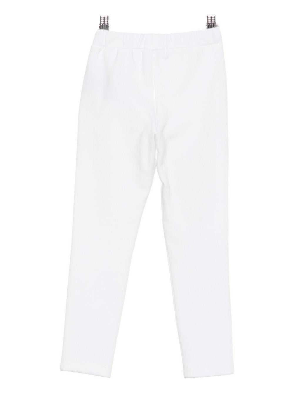 Pantalone bianco per bambina BX6C11J0371 100OR Balmain Kids 