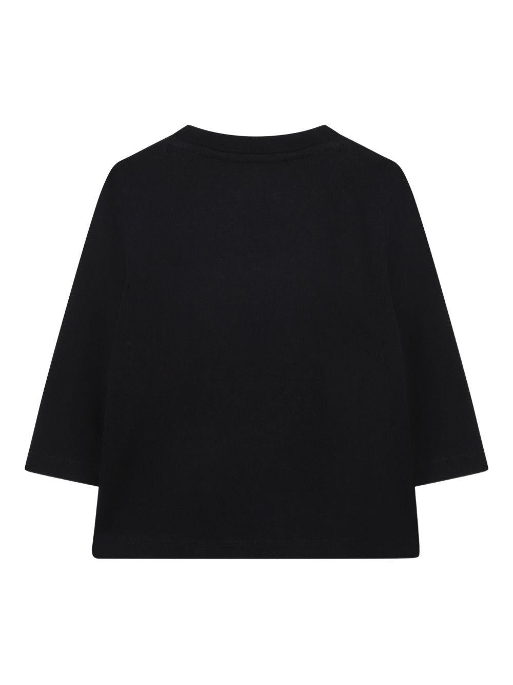 T-shirt nero per neonato J52715 09B Boss Kids 