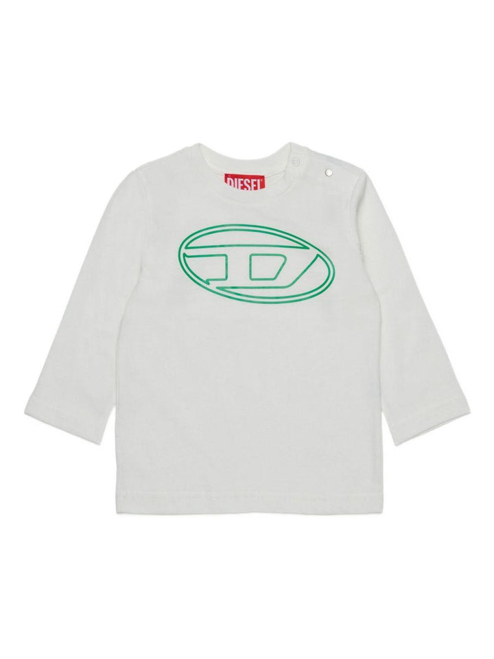 T-shirt bianca per neonato