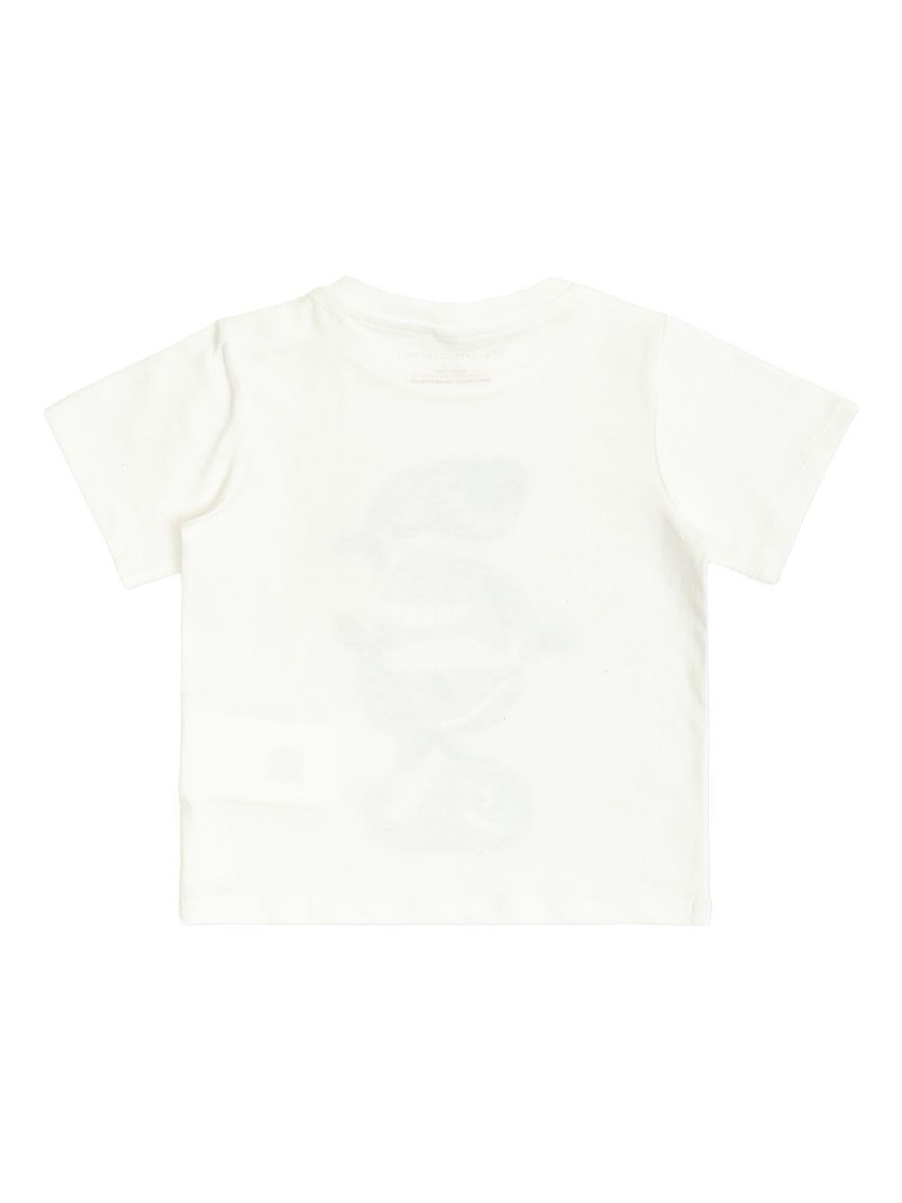 T-shirt bianca per neonato TY8570Z0434 100 Stella McCartney Kids 