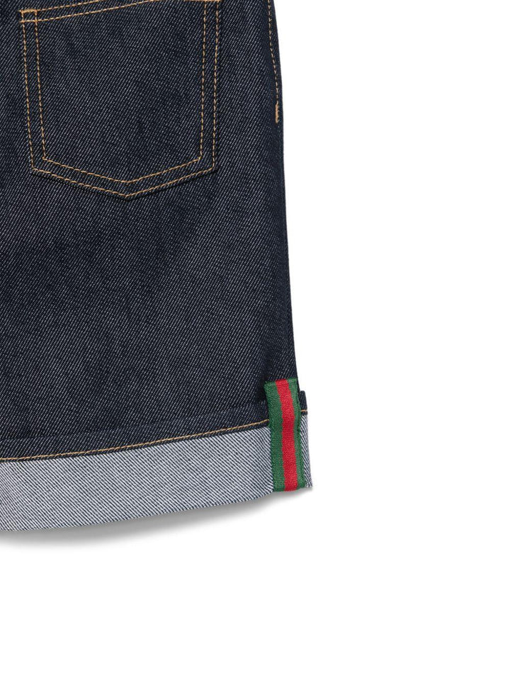 Jeans blu scuro per neonato 853979XDDCE 4759 Gucci Kids 