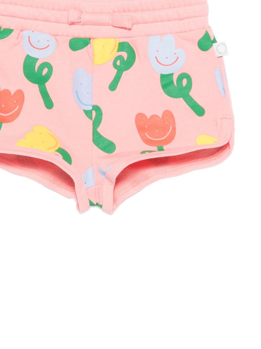 Bermuda rosa per neonata TY6109Z3559 509MC Stella McCartney Kids 