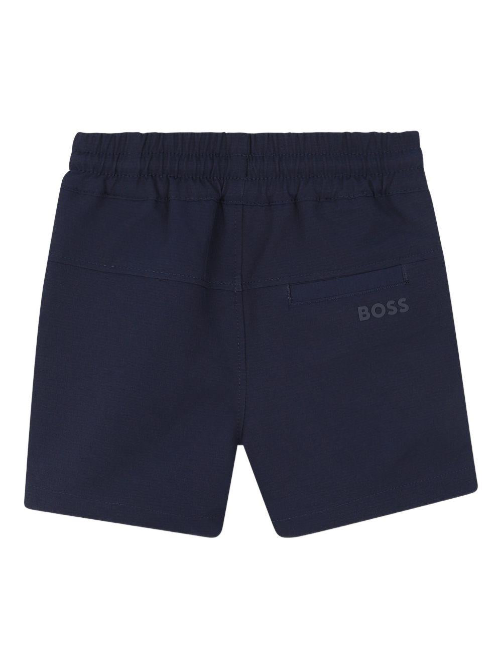 Bermuda blu navy per neonato J52876 849 Boss Kids 