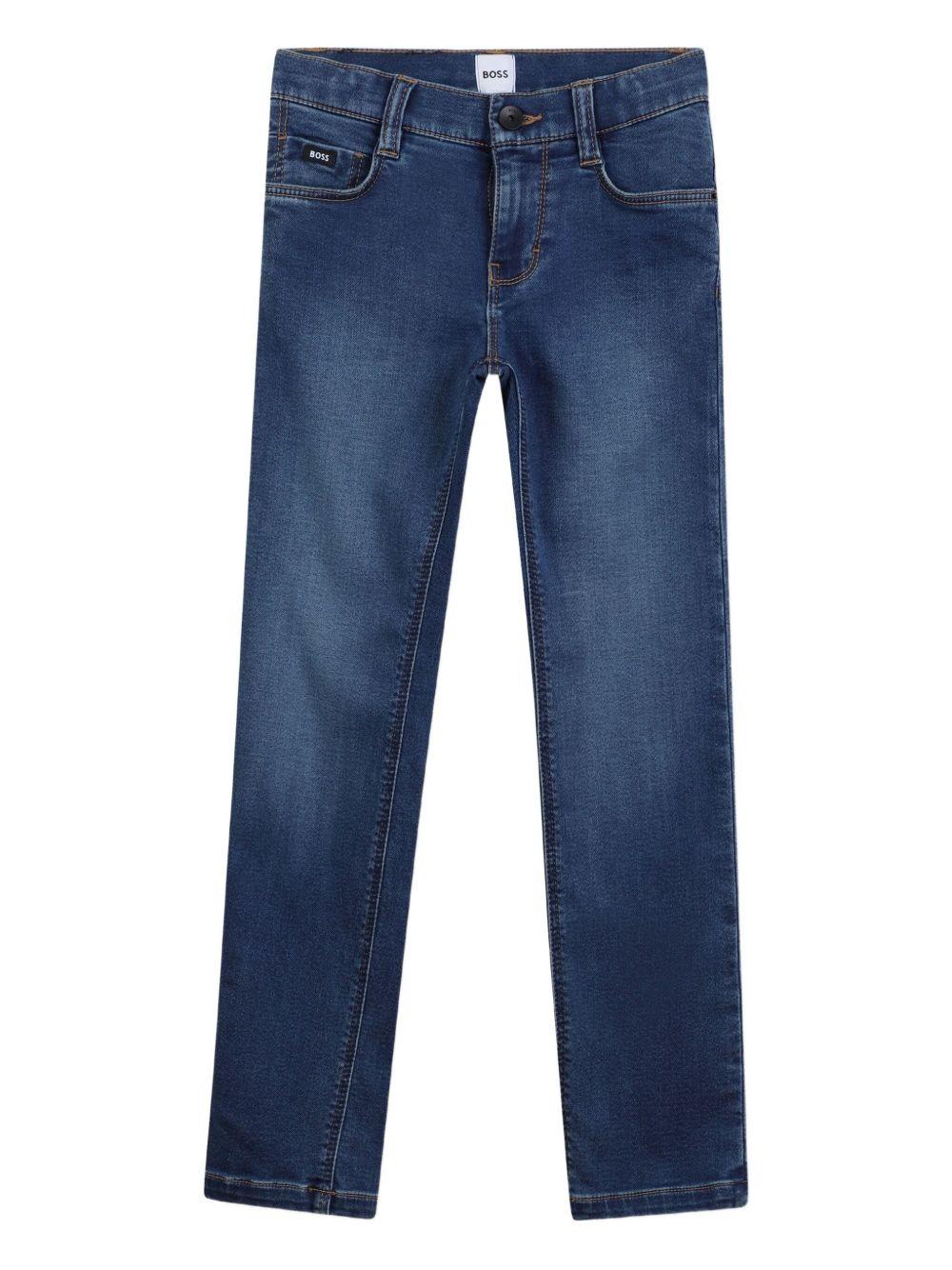 Jeans blu per bambino J52304 Z07 Boss Kids 