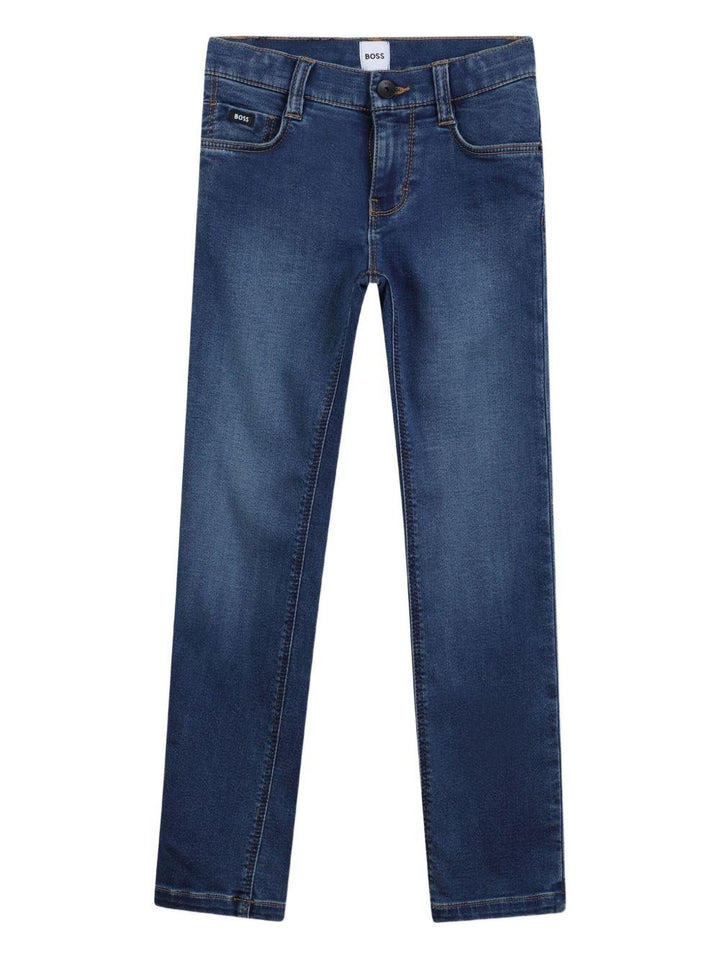 Jeans blu per bambino J52304 Z07 Boss Kids 
