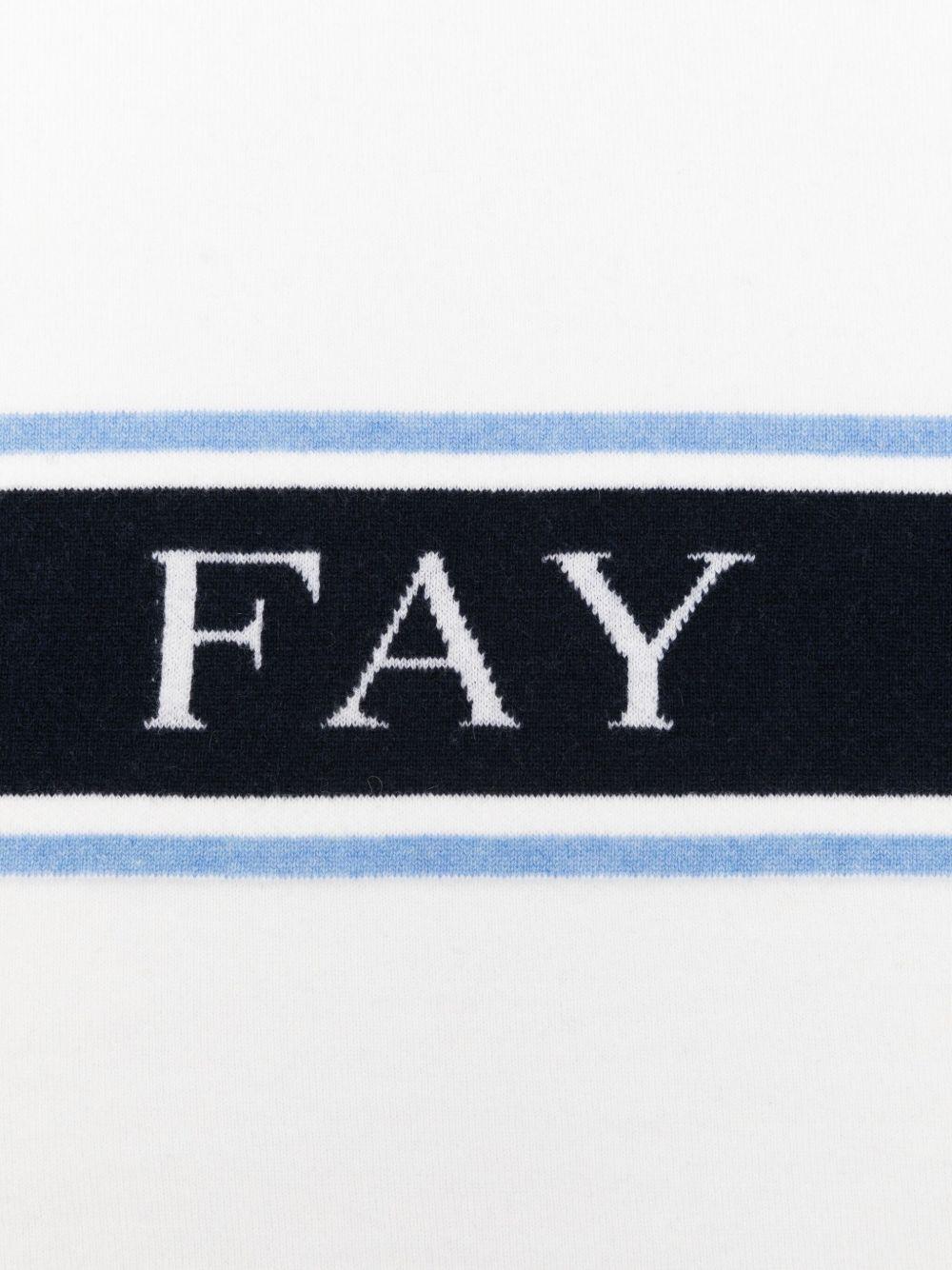 Coperta bianca/blu per neonato FX0500W0023 101BL Fay Kids 